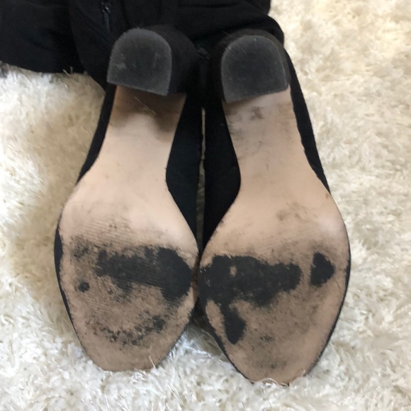 ASOS Wide Leg Stretch Over the Knee Boots - Picture 6 of 7